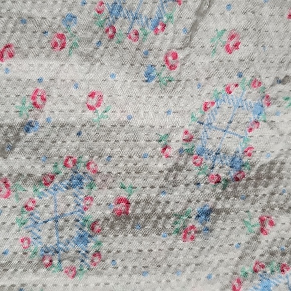 Vintage Pretty Baby Lightweight Floral Shortsleeve Romper 3x - Picture 3 of 9